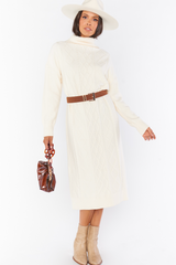 White Smoke Montreal Midi Dress Midi Dress