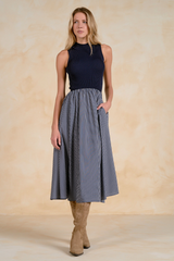 Tan The Harbor House Striped Maxi Maxi Dress