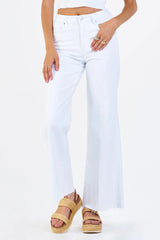 White Smoke Fiona Wide Leg Jean | White Jeans