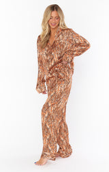 White Smoke Classic PJ Set Pajamas