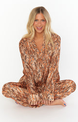 Antique White Classic PJ Set Pajamas