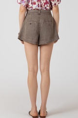 Light Gray Relaxed Short Short