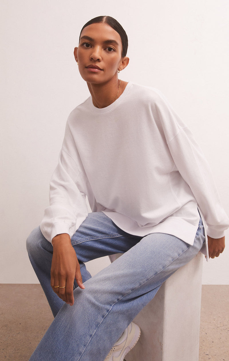 Light Gray Modern Weekender Sweatshirt