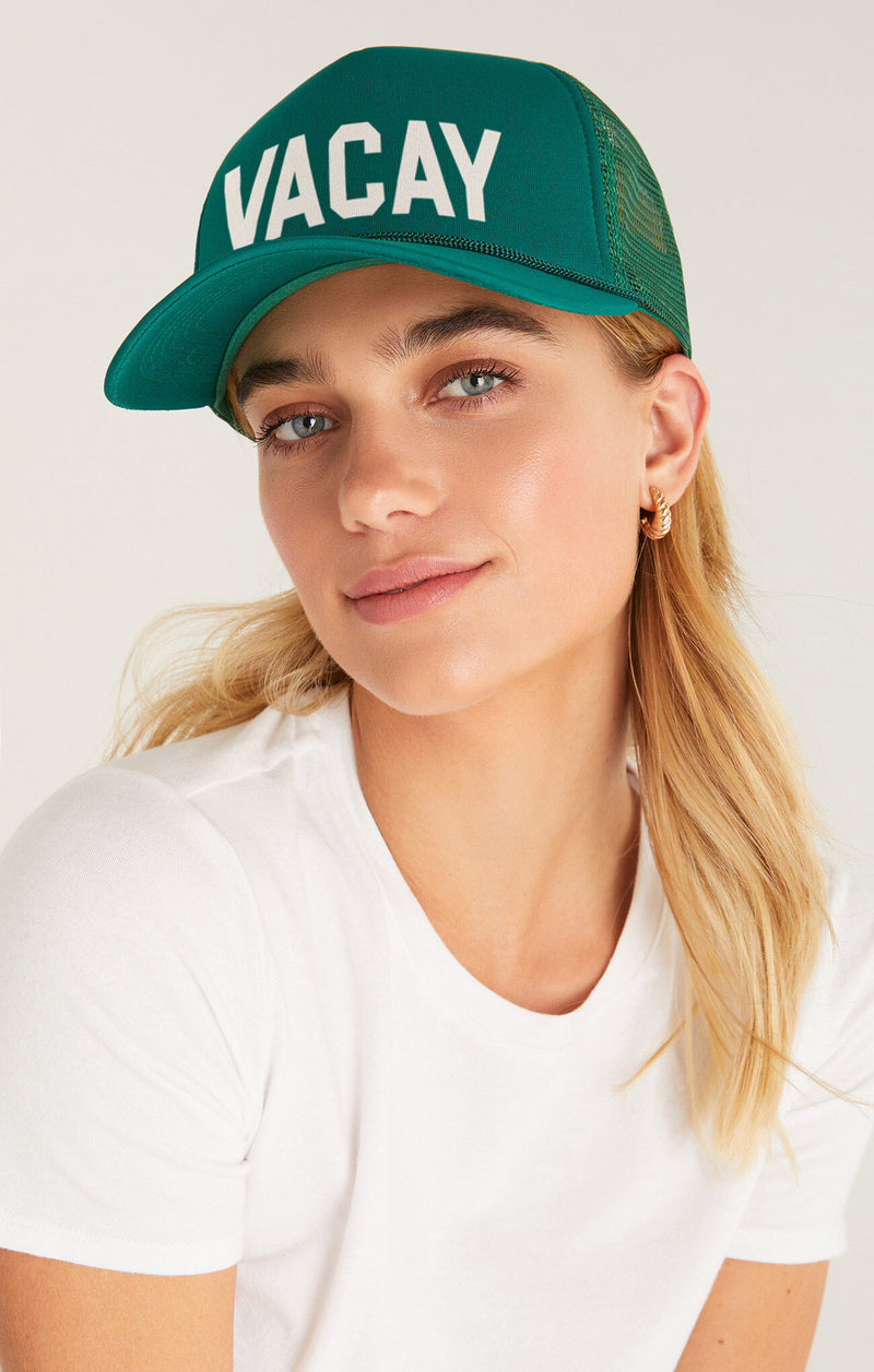 Antique White Vacay Summer Trucker Hat Hat