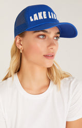Light Gray Vacay Summer Trucker Hat Hat