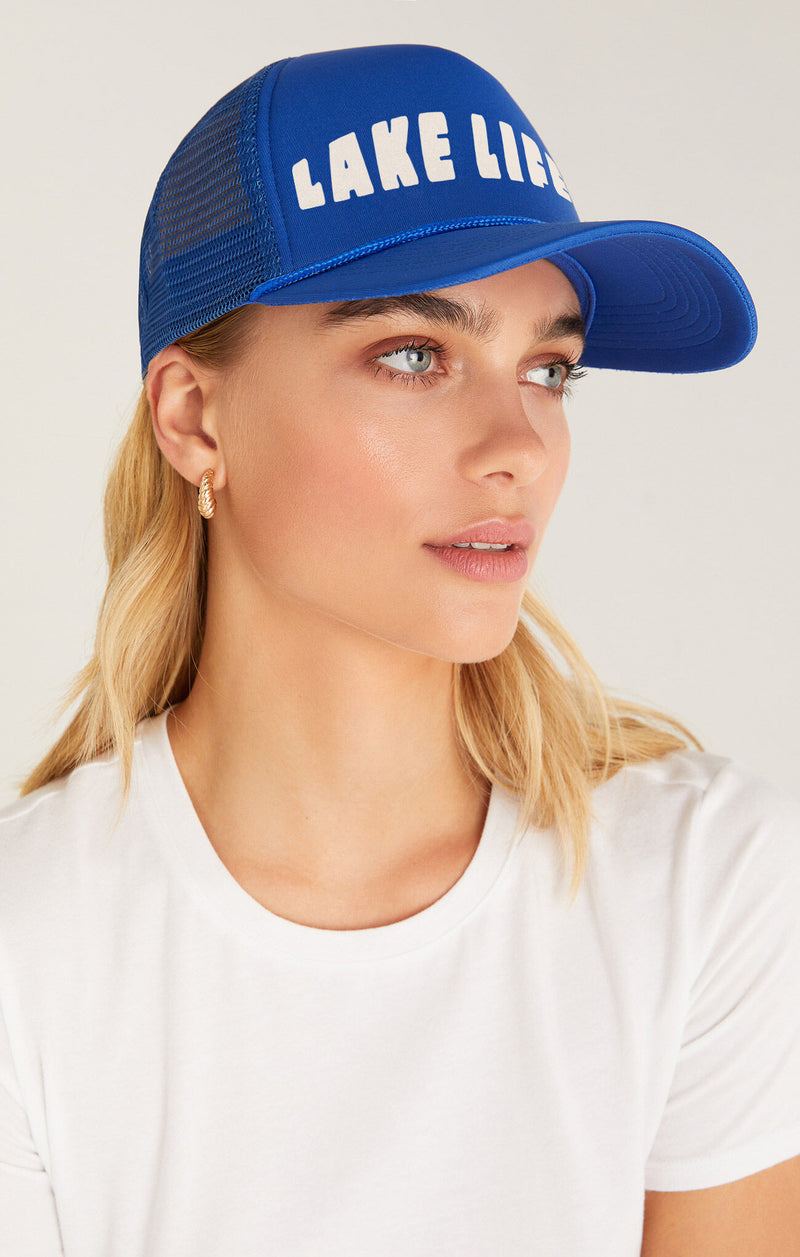 Light Gray Vacay Summer Trucker Hat Hat