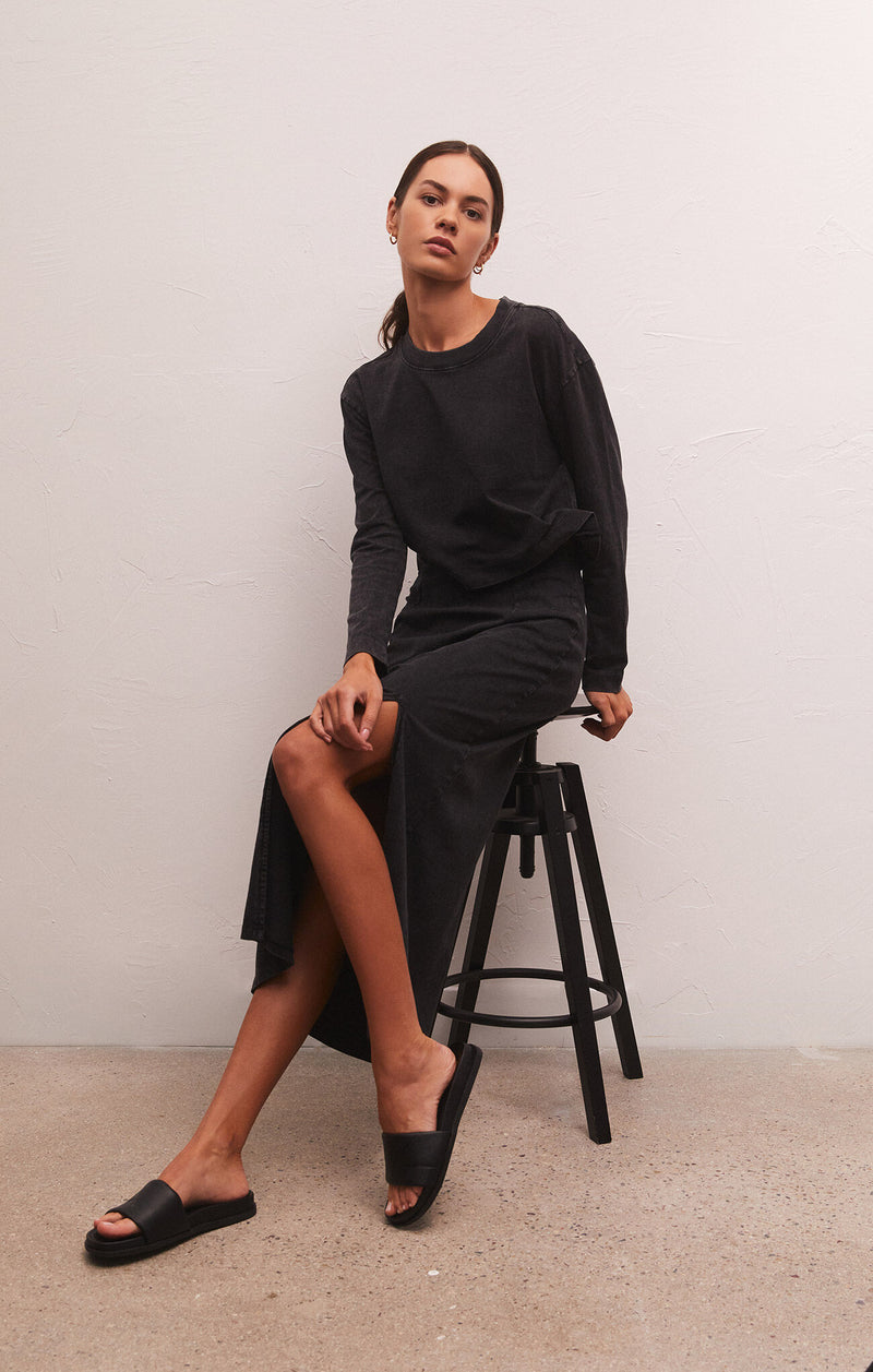 Gray Sloane Top Shirts & Tops