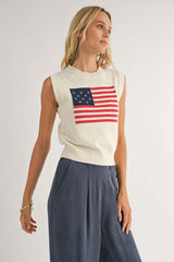 American Dream Flag Sweater