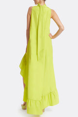 Dark Khaki Yolanda | Taffeta Gown Formal Dress