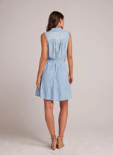 Gray Gathered Ruffle Shirt Dress Dress