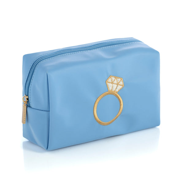 Sky Blue I Do Pouch Bag
