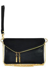 Wheat Faux Leather Crossbody