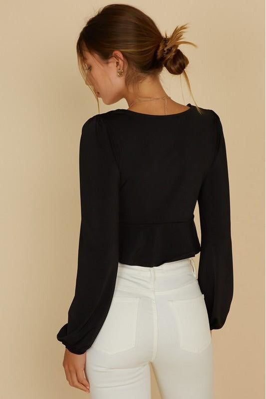 Tan Black O Ring Top