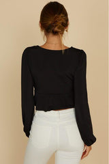 Tan Black O Ring Top
