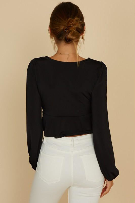 Tan Black O Ring Top