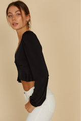 Tan Black O Ring Top
