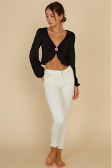 Tan Black O Ring Top