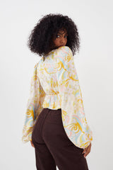 Black Marcia Crop Top Shirts & Tops