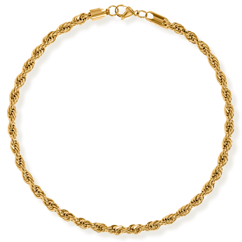 Antique White Luka Rope Chain Necklace Necklace