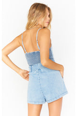 Antique White Sloane Romper Romper