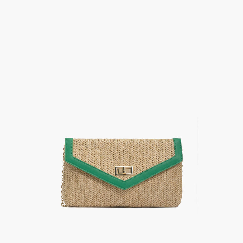 White Smoke Delilah Crossbody Handbags