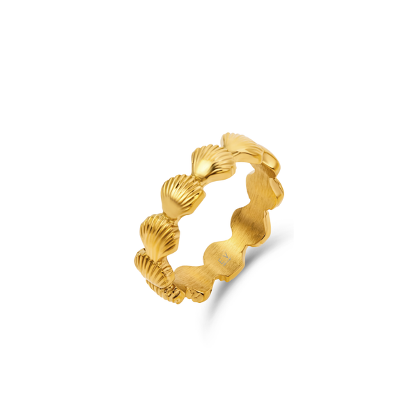 Sandy Brown Libby Shell Ring Ring