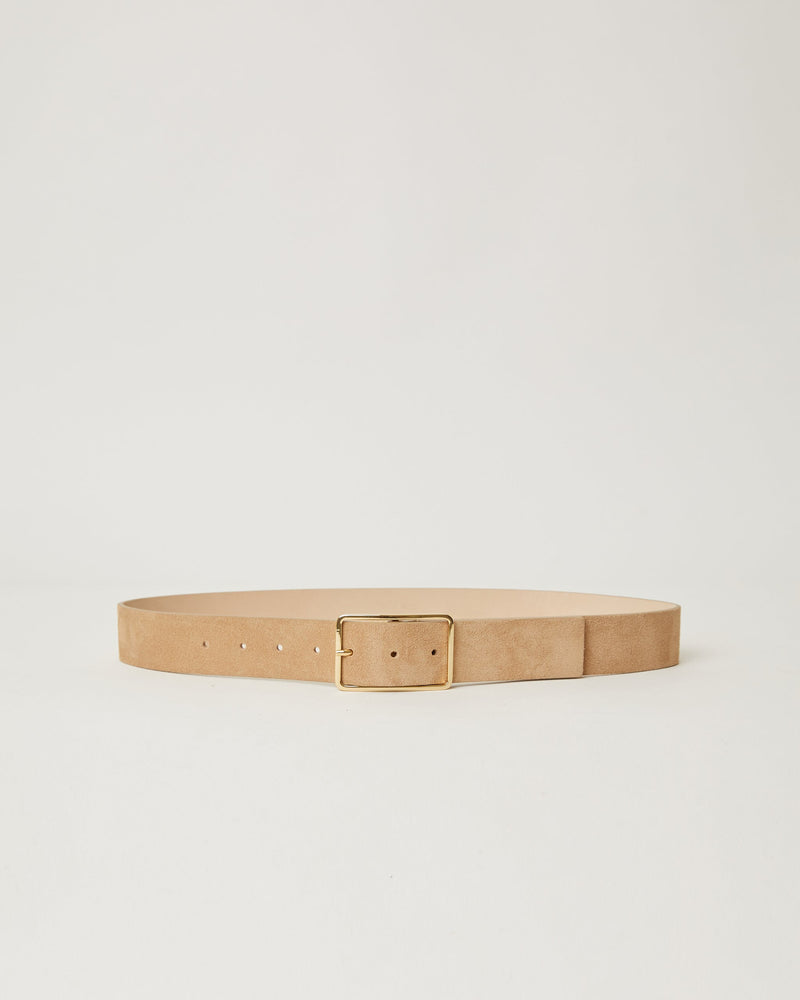 Light Gray Milla Suede Belt belt