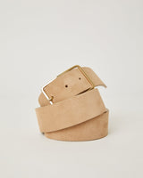 Light Gray Milla Suede Belt belt
