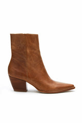 Saddle Brown Caty Bootie - Vintage Tan bootie