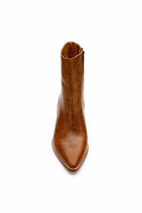 Saddle Brown Caty Bootie - Vintage Tan bootie