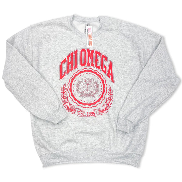 Light Gray Sorority Ivy League Sweatshirt