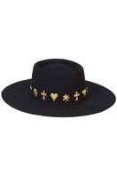 Dark Slate Gray Celestial Boater Hats
