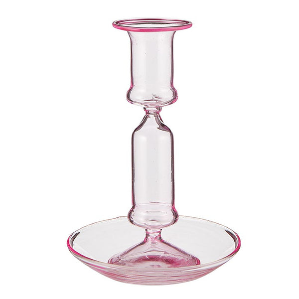Misty Rose Taper Candle Holders