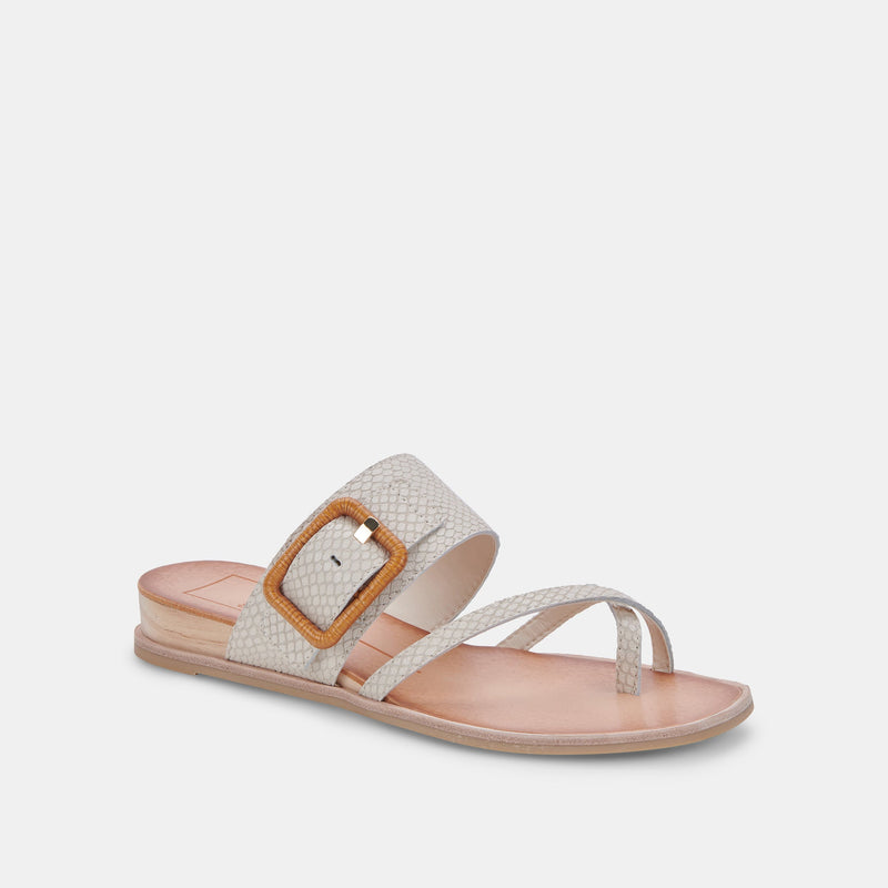 White Smoke Perris Sandal Shoes