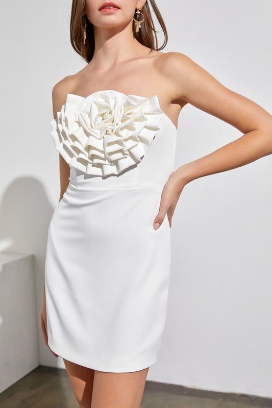 Light Gray Carrie Dress dress