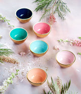 Light Gray Gold Bowl Decorative Bowls