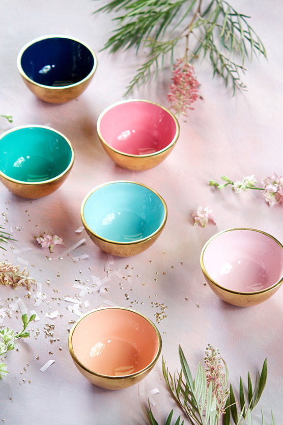 Light Gray Gold Bowl Decorative Bowls