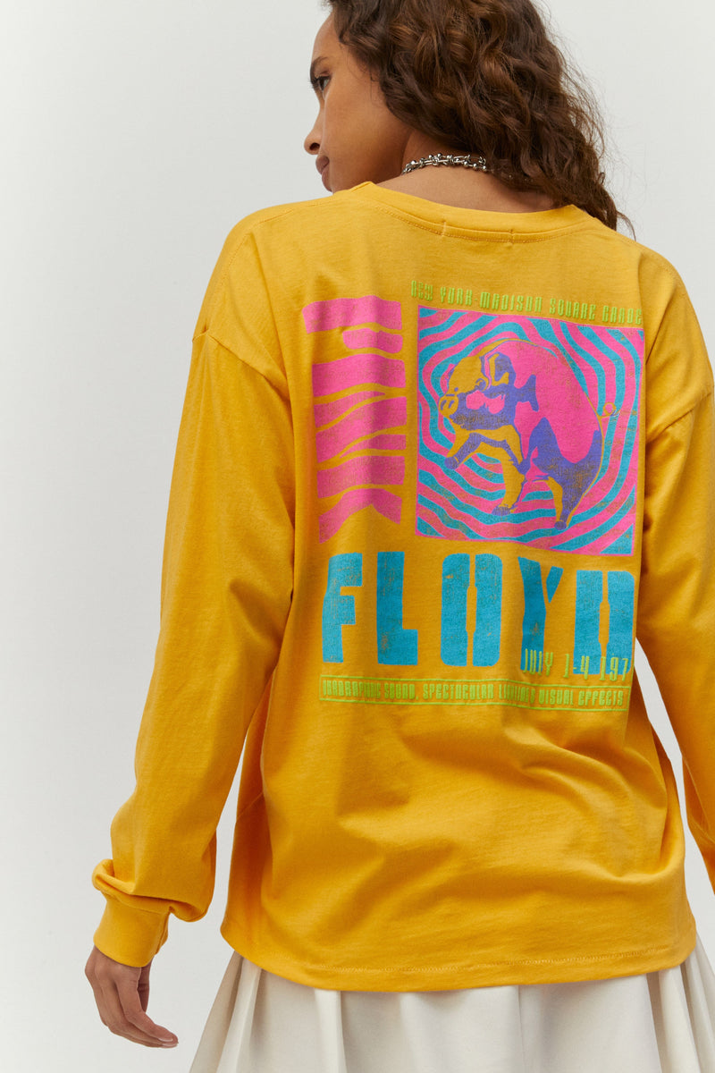 Goldenrod Pink Floyd 1977 Tee Graphic Tee