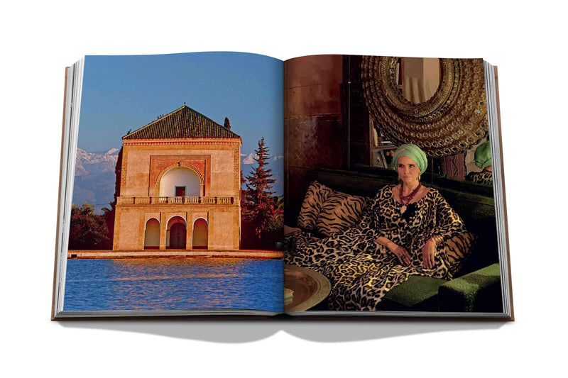 Dark Slate Gray Marrakech Flair Book