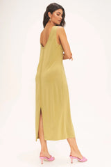 Seashell Gigi Vintage Wash Seamed Dress Dress