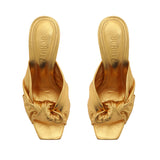 Dark Khaki Mindy Heel Shoes