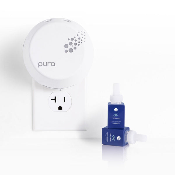 White Smoke Pura Smart Diffuser Kit