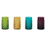 Dark Slate Gray Hobnail Glass Drinking Glass