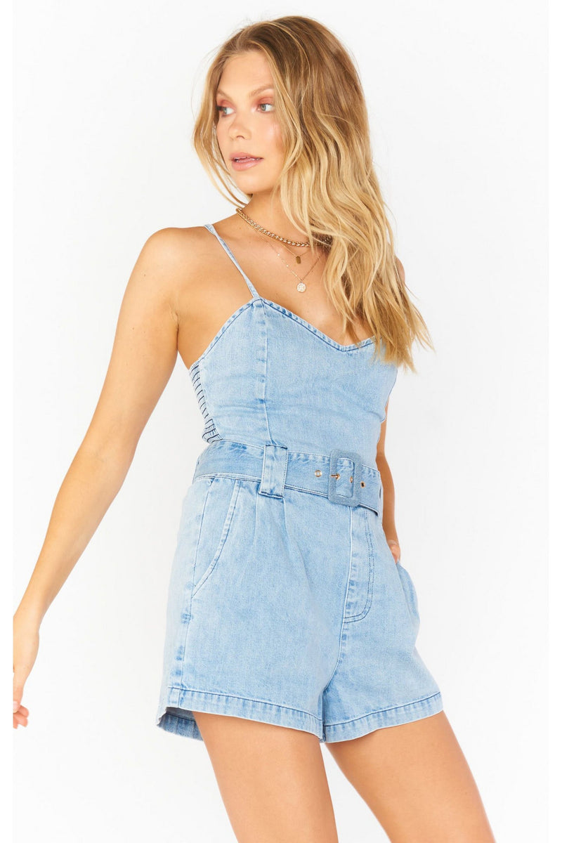 Antique White Sloane Romper Romper