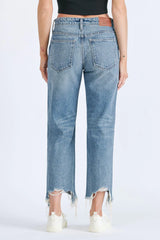 Lavender Bailey Distressed Classic Boyfriend Jean Jeans