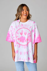 Thistle Dawn Oversized Tie-Dye Tee Graphic Tee