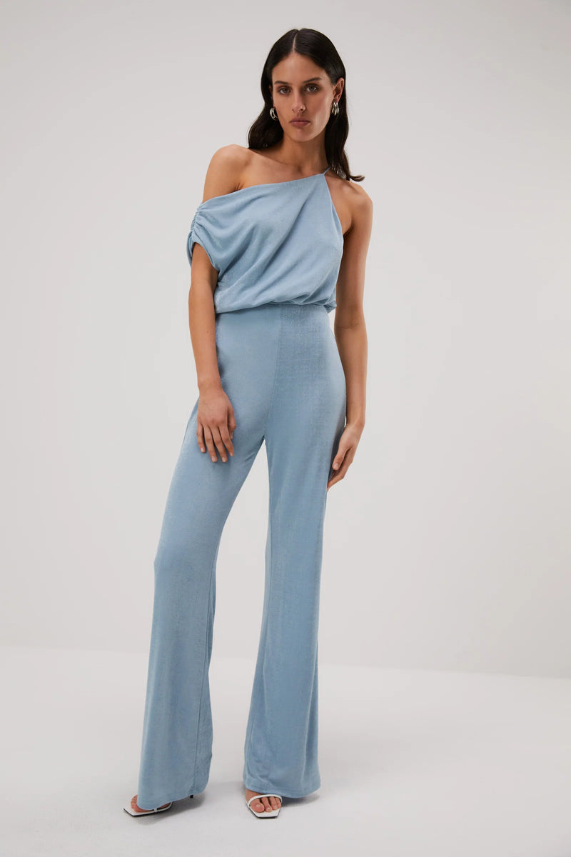 Light Gray Emer Slinky Jersey Jumpsuit Jumpsuit