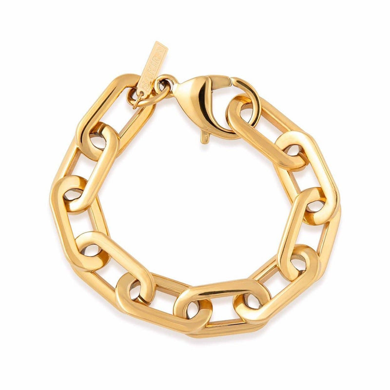 Light Goldenrod Jenna Link Bracelet Necklace