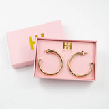 Misty Rose Original Hoo Hoops Earring