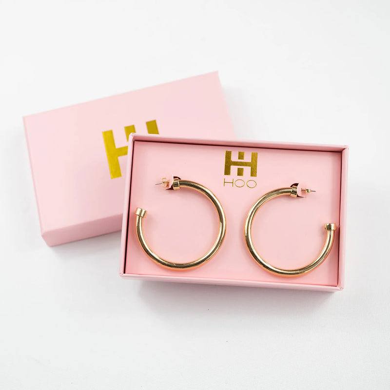 Misty Rose Original Hoo Hoops Earring
